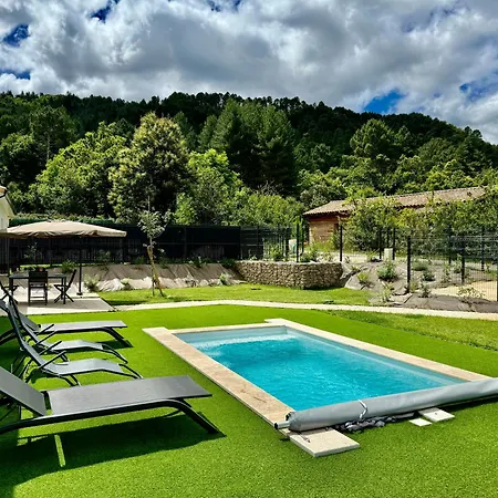 Les Villas Du Lignon - Votre Escapade En Ardeche Avec Piscine Privee Pont-de-Labeaume Buitenkant foto
